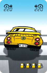 Auto mit 220 km/h